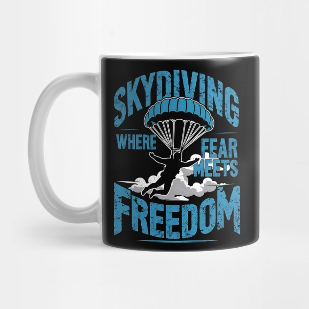 Skydiving Where Fear Meets Freedom by Mara Bun